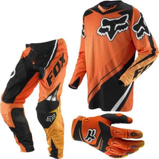 Fox Racing 360 Flight Orange Jersey Pants Gloves All Sizes Combo Kit