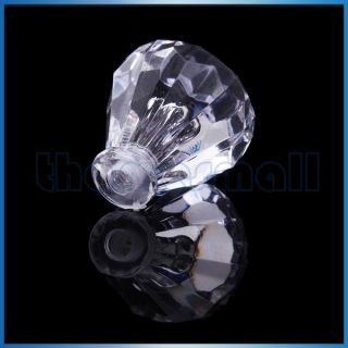  Clear Faceted Drawer Knob Cupboard Cabinet Jewelry Box Pull Handle DIY