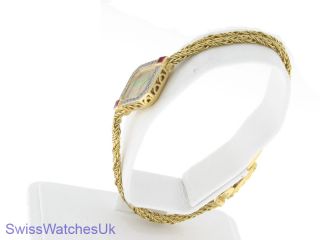 GOLD DIAMONDS RUBIES LADIES WATCH Shipped from London,UK, CONTACT US