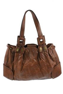 Jessica Simpson New Brown Signature Tote Handbag Extra Large BHFO