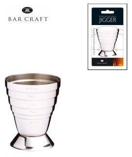  Deluxe Stainless Steel Spirit Measure Cup Bar Jigger New
