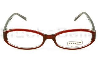 Coach Eyeglasses Frames 2015 Jill Cranberry Silver New Authentic