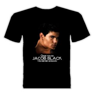 Twilight Jacob Black You Never Go Back Lautner T Shirt