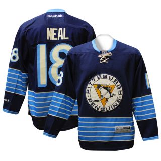 Pittsburgh Penguins James Neal RBK Navy 3rd Premier Jersey XL