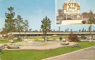 Vintage Jesup Georgia Motel Jesup Postcard