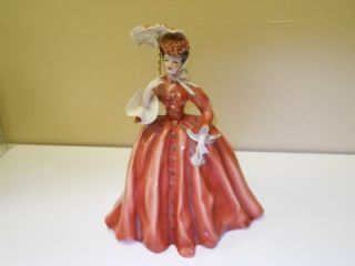 Florence Ceramics Vivian Lady Figurine with Parasol