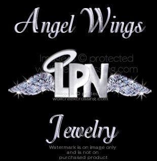 LPN PIN ANGEL WINGS   NURSE MEDICAL HEALTH CARE JEWELRY SPECIAL JJ