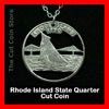 Rhode Island Cut Coin Jewelry by Colin at Cut Coin Store