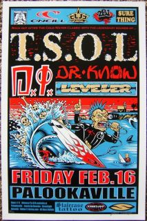 Signed by The Artist Jimbo Phillips TSOL Dr Know Art Poster