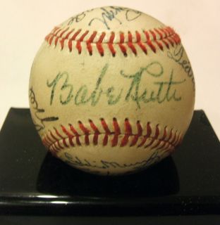 Babe Ruth,Jimmie Foxx,Mel Ott,Hank Aaron + More Replica Autographed