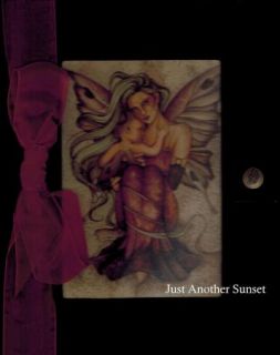 Jessica Galbreth Velvet Journal Innocence Fairy Faery Mother Baby Pink