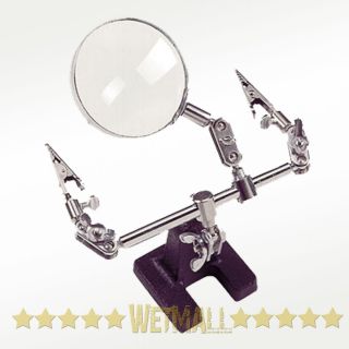 Helping Hand Magnifier Jewelry Watch Repair 4X Magnification