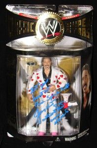 Jimmy Hart WWE Classic Superstars Figure Signed Eat Your Heart Out