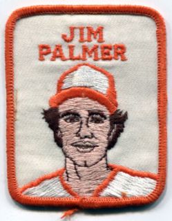 1978 Jim Palmer Baltimore Orioles MLB Baseball Patch