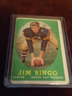 Jim Ringo 1958 Topps FB Card 103 Green Bay Packers