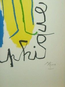 JOAN MIRO – Miró   Art Graphique, 1950