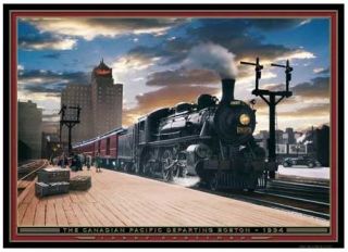 THE CANADIAN PACIFIC 750 pc. jigsaw puzzle   Boston Steam Train