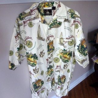 Jimmy Buffett Hawaiian Party Shirt Margaritaville XL