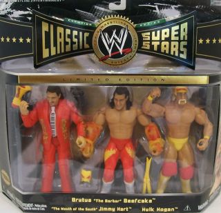  Hogan Brutus the Barber Beefcake Jimmy Hart WWE WWF Classic Superstars