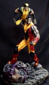 Colossus Wolverine Statue 1 4 Scale Fastball Special Classic Custom
