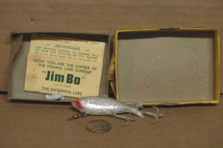 Vintage JIMBO swimming crankbait fishing lure J&R Tackle Co, Florida