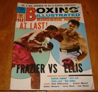 Boxing Illustrated Feburary 1971 Joe Frazier vs Jimmy Ellis