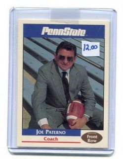 Joe Paterno 1992 Front Row Second Mile Penn State Original Non Promo