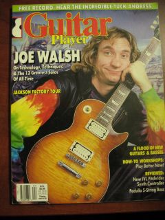 Guitar Player April 1988 Joe Walsh Featured Tuck Andress Record Inside