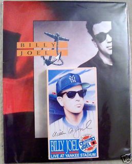 Billy Joel 1990 Storm Front Tour Program VHS Yankee Stadium
