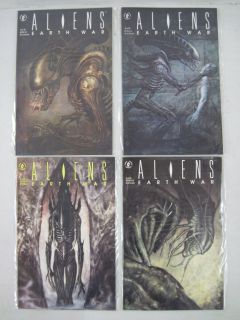  Aliens Earth War 1 4 NM M Dark Horse Limited Series Bolton 1990