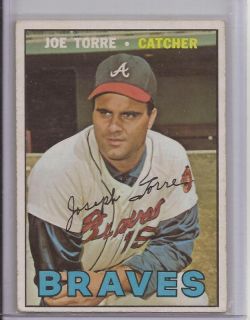 1967 Joe Torre Topps Card 350 Braves Yankees Dodgers