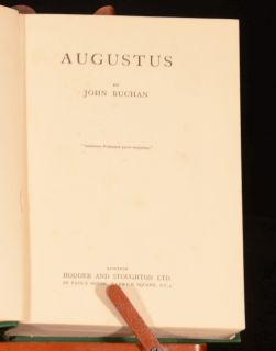 1937 Augustus John Buchan Folding Map Caesar Roman History Second
