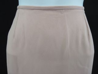 St John Evening Berry Rose Silk Long Skirt 10 $565