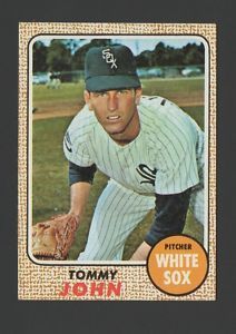 1968 Topps Baseball 72 Tommy John White Sox EXMT
