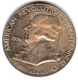 C1041 Bicentennial 1974 Medal John Adams