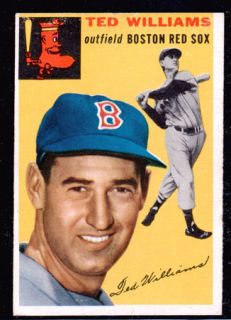 1954 Topps 250 Ted Williams Red Sox EX