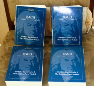  Complete Keyboard Works by Johann Sebastian Bach Study Scores