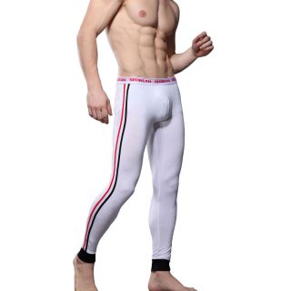  Mens Thermal Underwear Pants Long John White 2187 Medium M