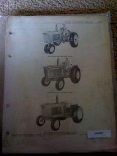 John Deere 3010 Tractor SN Up to 049999 Parts Manual