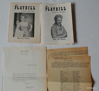 Vintage 1966 Bells are Ringing Judy Holliday Playbill Press Clippings