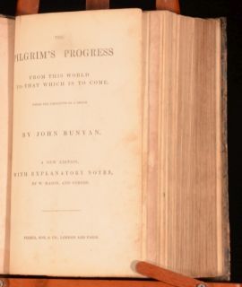 1837 Pilgrims Progress John Bunyan Illustrated