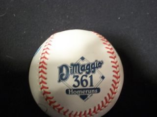 Joe DiMaggio Yankees Signed Baseball PSA DNA Pcs Holo 308 361 361 Home