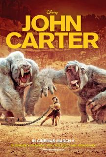 John Carter Movie Poster Disney 2012