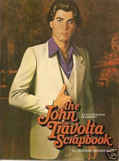 John Travolta Scrapbook An Illustrated Biography by Suzanne Munshower 1978  