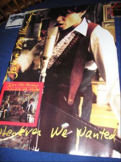 John Cougar Mellencamp Vintage 1991 Whenever We Wanted Promo Poster  