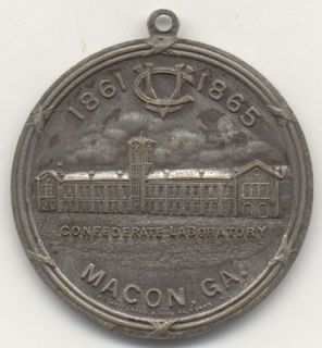 1912 Macon GA UCV Official Reunion Medal General John B Gordon  