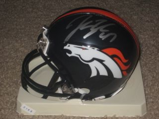 John Lynch Signed Auto Autographed Denver Broncos Football Mini Helmet Bucs  
