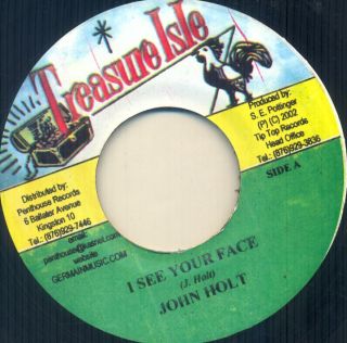 '73 Treasure Isle Boss Reggae 45 John Holt I See Your Face ♫  