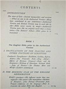 1911 History of The English Bible John Wycliffe William Tyndale John Knox  