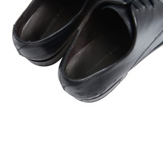 John Varvatos Leather Black Lace Up Dress Shoes Sz US 12 EU 46  